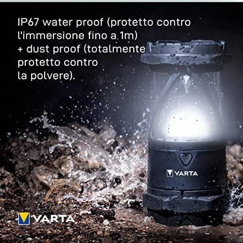 Varta INDESTRUCTIBLE L30 PRO Rankinis žibintuvėlis Juoda, Permatomas LED