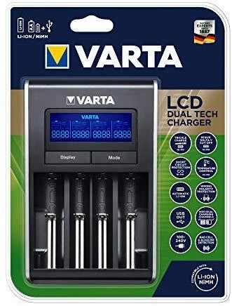 Varta LCD dual tech charger 57676 Baterijų įkroviklis
