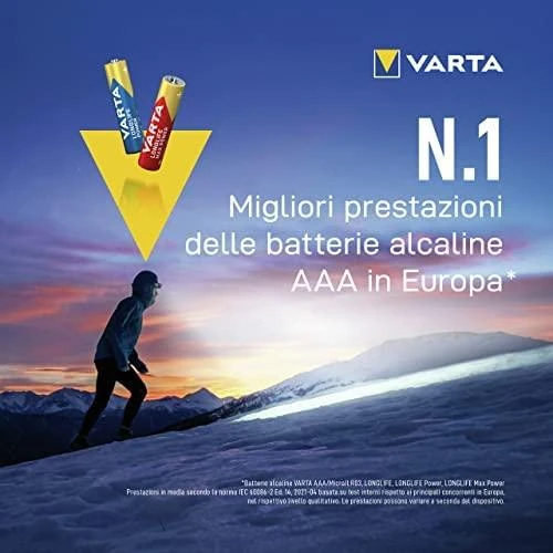Varta Varta LONGLIFE Power (didelės energijos) AAA Micro 40 vnt.