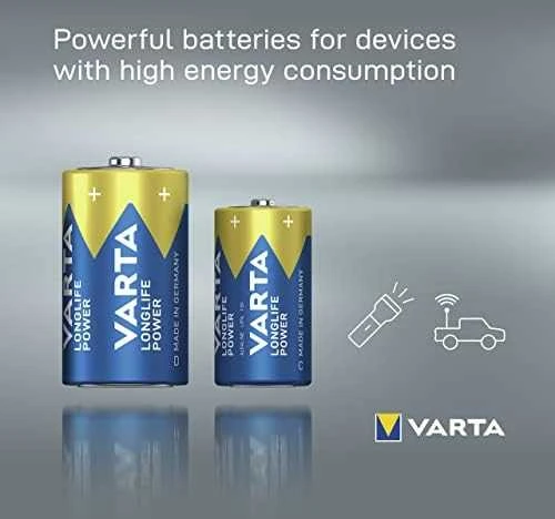 Varta Longlife Power C LR14 Alkaline Elementai 2 Vnt.