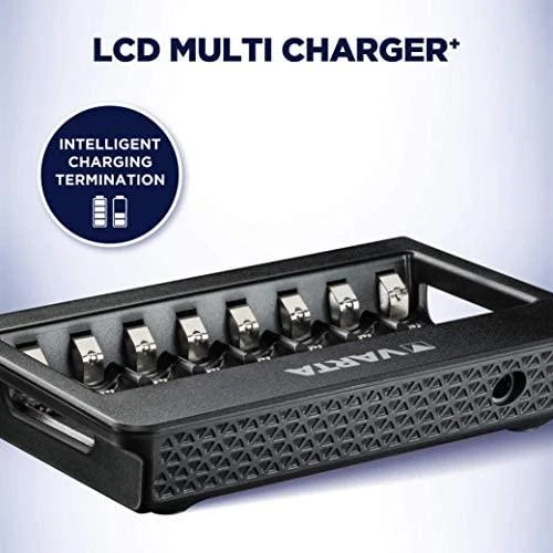 Varta 8 AA/AAA elementų kroviklis LCD Multi Charger Plus 57681