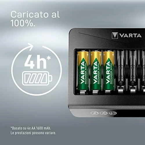 Varta 8 AA/AAA elementų kroviklis LCD Multi Charger Plus 57681
