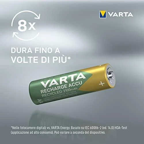 Varta Recycled AA 2100mAh Įkraunama baterija Nikelio-metalo hidridas (NiMH)