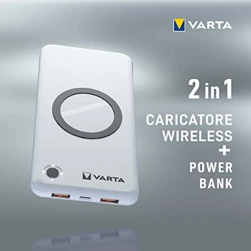 Varta Wireless Power bank-charger Energy 10000mAh 57913 išorinė baterija (powerbank)-pakrovėjas