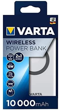 Varta Wireless Power bank-charger Energy 10000mAh 57913 išorinė baterija (powerbank)-pakrovėjas