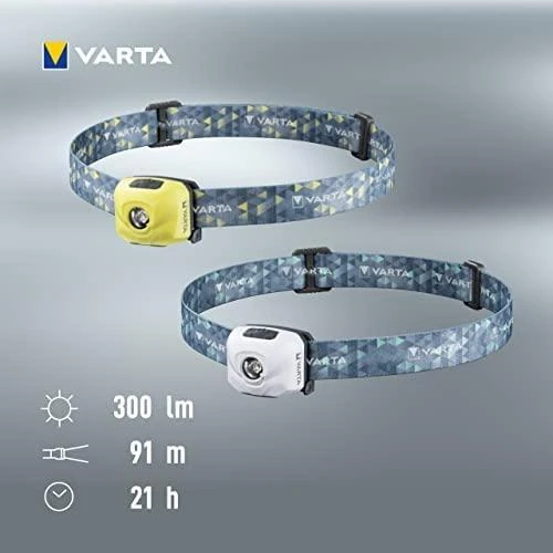 Varta ULTRALIGHT H30R Ant galvos tvirtinamas žibintuvėlis Balta LED