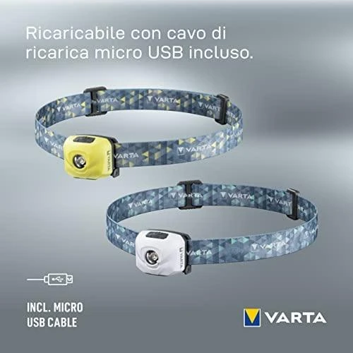 Varta ULTRALIGHT H30R Ant galvos tvirtinamas žibintuvėlis Balta LED