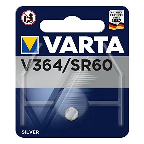 VARTA sidabrinis battery V364 (Type SR60) 1 pcs