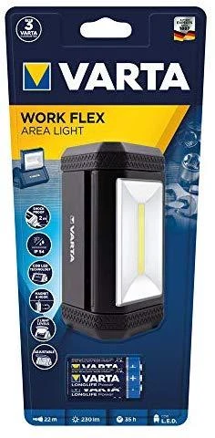 Varta WORK FLEX AREA LIGHT avarinis šviestuvas 230 lm Juoda