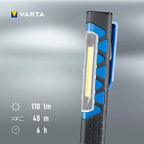 Varta 85131000 Rankinis žibintuvėlis Juoda COB LED