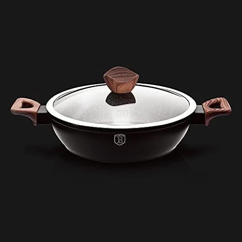 Berlinger Haus GRANITINIS PUODAS BERLINGER 28cm BH-1739 EBONY ROSEWOOD