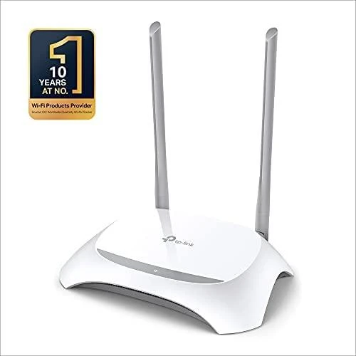 TP-LINK 300Mbps Wireless N Maršrutizatorius Broadcom 2T2R 2.4GHz 802.11n/g/b Integruotas 4 prievadų jungiklis 2 antenos