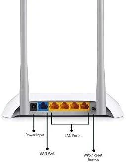 TP-LINK 300Mbps Wireless N Maršrutizatorius Broadcom 2T2R 2.4GHz 802.11n/g/b Integruotas 4 prievadų jungiklis 2 antenos