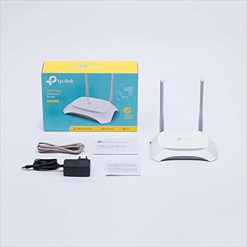 TP-LINK 300Mbps Wireless N Maršrutizatorius Broadcom 2T2R 2.4GHz 802.11n/g/b Integruotas 4 prievadų jungiklis 2 antenos