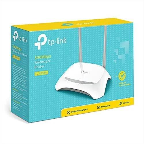 TP-LINK 300Mbps Wireless N Maršrutizatorius Broadcom 2T2R 2.4GHz 802.11n/g/b Integruotas 4 prievadų jungiklis 2 antenos
