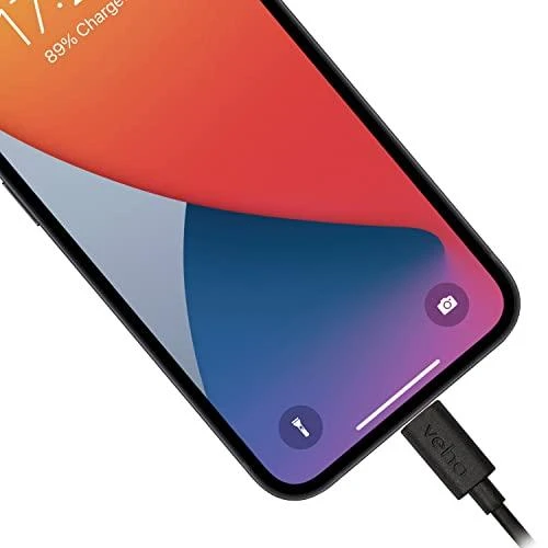 USB kabelis Veho Lightning - USB-C 1 m, juodas (VCL-005-MFI-C-1M)