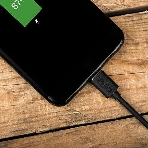 Kabelis USB Veho USB-A - USB-C 1 m Juodas (VCL-003-C-1M)
