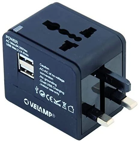 Kelioninis universalus adapteris Velamp SH115
