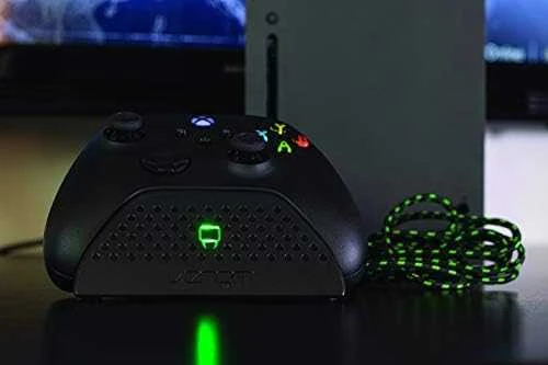 Venom įkrovimo stotelė su įkraunamu akumuliatorių bloku, juoda, skirta XBOX Series X/S