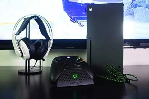 Venom įkrovimo stotelė su įkraunamu akumuliatorių bloku, juoda, skirta XBOX Series X/S