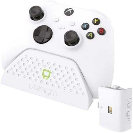 VENOM Doko stotelė XBOX Series / XBOX One balta padai + baterija