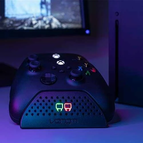 VENOM Doko stotelė do padów XBOX One/XBOX Series juoda + 2x akumulator