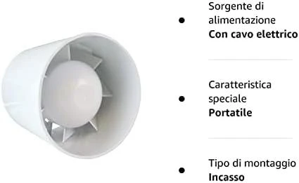 Dospel Dospel Euro 1 100 mm kanalinis ventiliatorius 007-0051