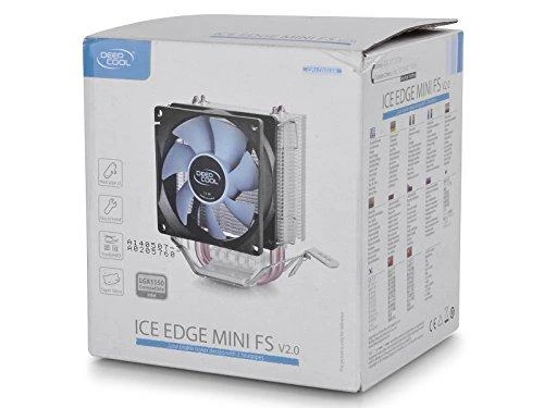 Deepcool „Ice Edge Mini FS“ universalus aušintuvas, 2 šilumos vamzdžiai, Intel LGA1700/1200/1151/1150/1155 ir AMD AM5/AM4 | Universalus | Deepcool | "Iceedge mini FS" | Universalus