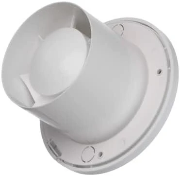 Europlast Vonios kambario ištraukimo ventiliatorius, apvalus EA100 Vonios kambario ventiliatorius, 15 W, skersmuo 10 cm, Baltas