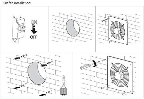 Žemo slėgio ašinis ventiliatorius VENTS OV1 200