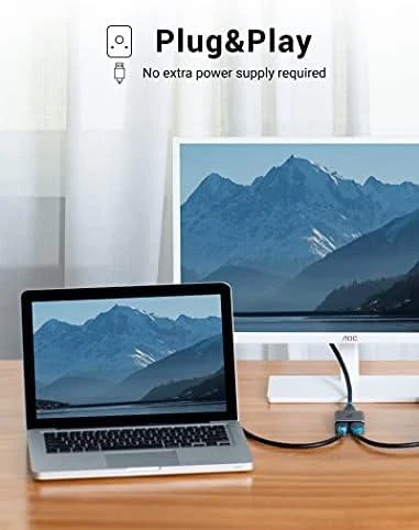 Vention dviejų krypčių adapteris HDMI 2-Port HDMI 4K60Hz