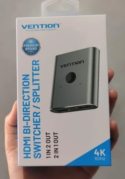 Vention dviejų krypčių adapteris HDMI 2-Port HDMI 4K60Hz