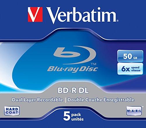Verbatim BD-R DL 50 GB 6x5 vnt (43748)