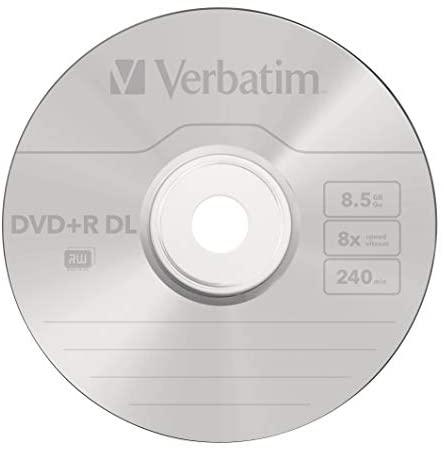 Verbatim DVD+R Double Layer 8x Matt Sidabrinis 25pk Spindle 8,5 GB DVD+R DL 25 vnt