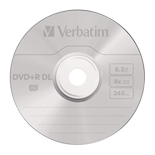 Verbatim DVD+R Double Layer 8x Matt Sidabrinis 25pk Spindle 8,5 GB DVD+R DL 25 vnt