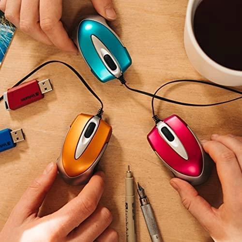 Verbatim Go Mini kompiuterinė pelė USB A tipo Optinis 1000 DPI Abiems rankoms