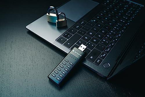 Išorinis diskas Verbatim klaviatūra Saugus USB 3.2 Gen 1 64 GB kiekvienas 49428