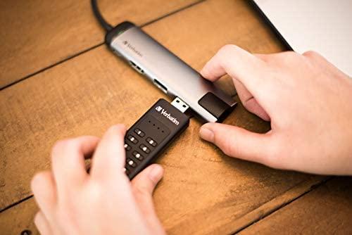 Išorinis diskas Verbatim klaviatūra Saugus USB 3.2 Gen 1 64 GB kiekvienas 49428