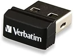 USB laikmena "verbatim" usb atmintinė, usb 2.0, 32 gb, "nano", "store n stay", juoda, 98130, usb a