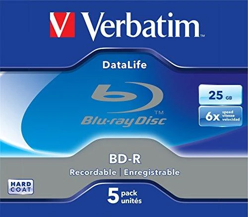 Verbatim DataLife 6x BD-R 25 GB 5 vnt