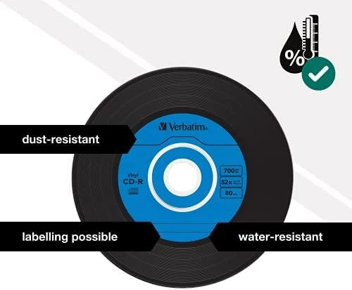 Verbatim CD-R AZO Data Vinyl 700 MB 10 vnt