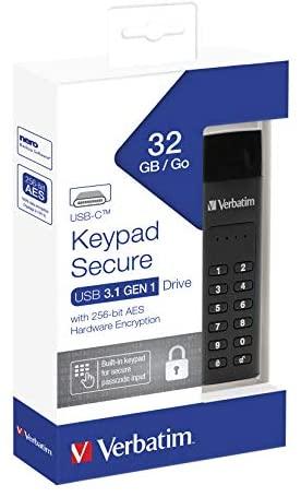 Pendrive Verbatim Klaviatūra saugi, 32 GB (49430)