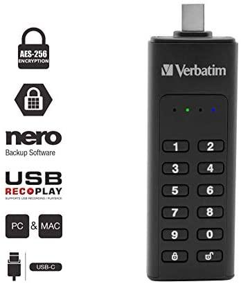 Pendrive Verbatim Klaviatūra saugi, 32 GB (49430)