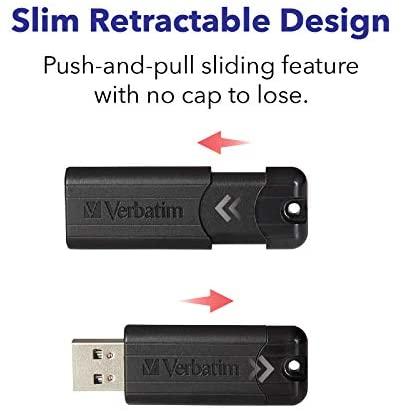 Verbatim PinStripe USB atmintukas 256 GB USB A tipo 3.2 Gen 1 (3.1 Gen 1) Juoda