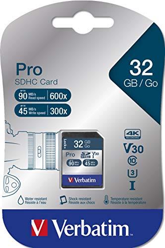 Atminties kortelė Verbatim SDHC Card Pro 32GB Class 10 UHS-I