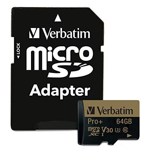 Atminties kortelė Tab Verbatim Pro + Micro SDXC 64 GB klasė 10 UHL- / U1 (44034)