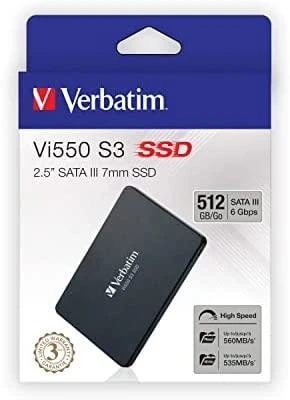 Kietasis vidinis diskas Verbatim SSD 512GB Vi550 S3 2.5 SATA