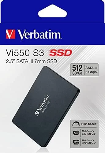 Kietasis vidinis diskas Verbatim SSD 512GB Vi550 S3 2.5 SATA