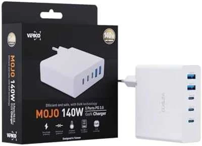 Įkroviklis Verico MOJO GaN PD 140 W (4OJ-ABGWE1-N1)