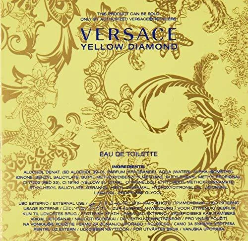 Kvepalai moterims Versace Yellow Diamond EDT 50ml